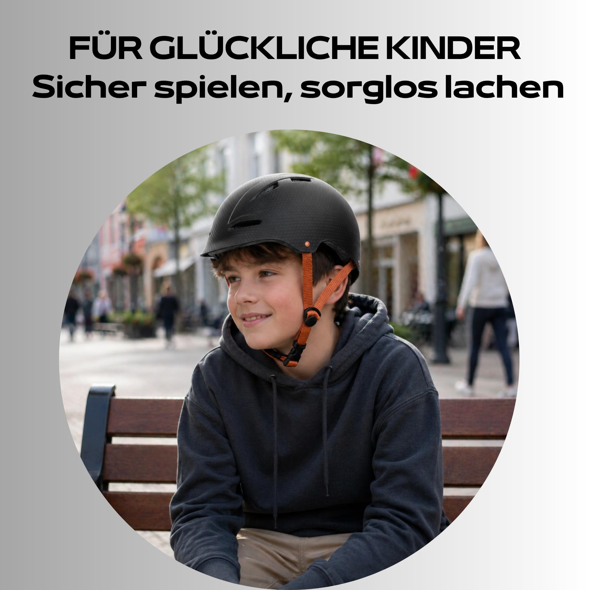 Bergen Dziecięcy kask rowerowy Scout 46-56 cm, lekki kask dziecięcy z regulacją rozmiaru, dobra wentylacja, bezpieczny i wygodny, na rower, skuter, skate, kask dla chłopców i dziewczynek