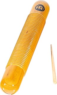 Meinl Percussion Wood Guiro with Scraper and Grip Holes — NOT Made in China — for Latin American Music, 2-Year Warranty (GU1AM)