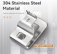 Vista 2 de Clips de cinturón para Dewalt, 6 piezas de clips para herramientas de perforación de acero inoxidable 304 con tornillos para Dewalt N268241 N086039