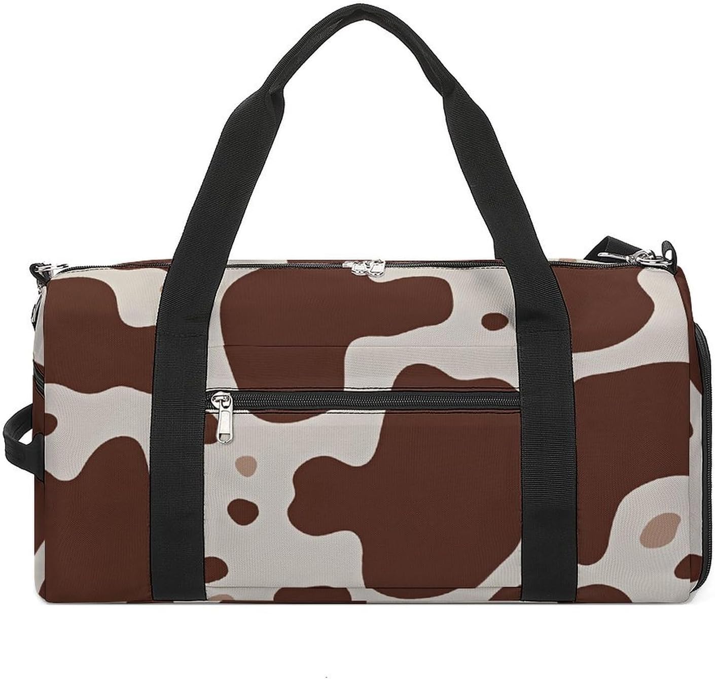 Gym Bag for Men Travel Duffle Bag Brown Cow Tote Bag Weekender Duffel Bag Weekender Bag for Sports