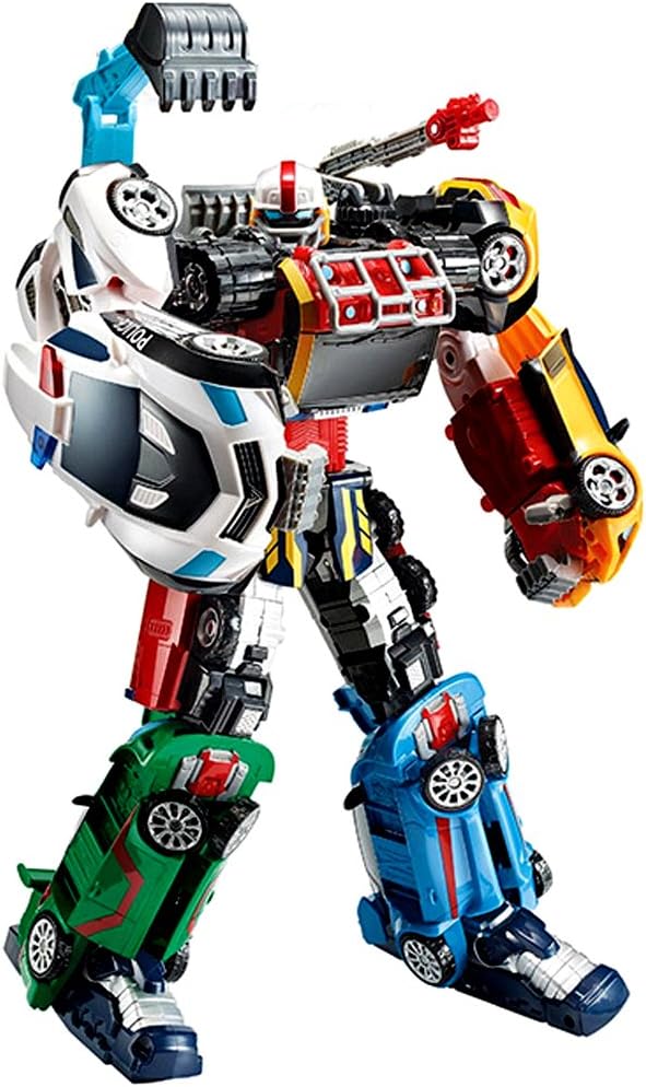 YOUNG TOYS Tobot Athlon magma6 Toy Robot Transforming Robot Transformer Toy Carbot Six-Unit Robots