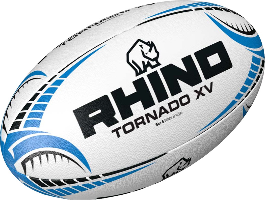 Rhino Tornado Xv Rugby Ball White Size 4