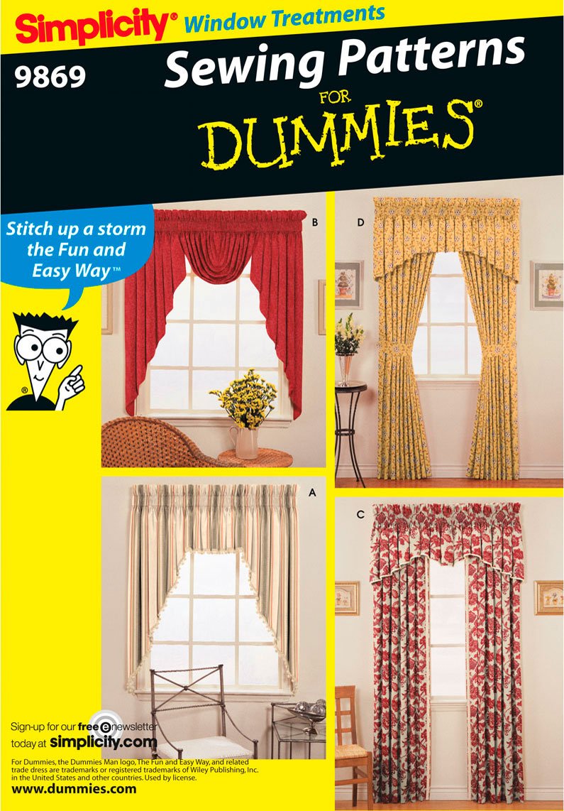 SimplicitySewing Pattern 9869 Home Decorating, One Size