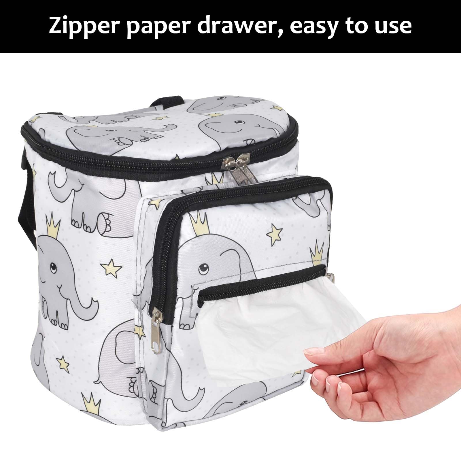 Borsa Organizer Universale Per Passeggino, Uggy Storage Bag, Borsa Passeggino Borsa Organizer, Multifunzione Borsa Cambio Neonato, Borsa per neonati per Biberon, Pannolini, Giocattoli (Style A)