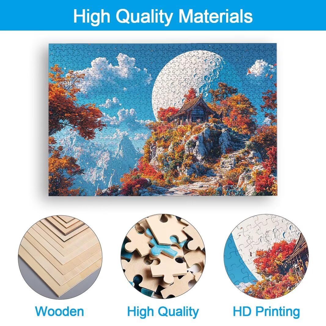 Puzzle 1000 Pezzi, Puzzle Paesaggi per Adulti, Misura: 70x50cm -2566