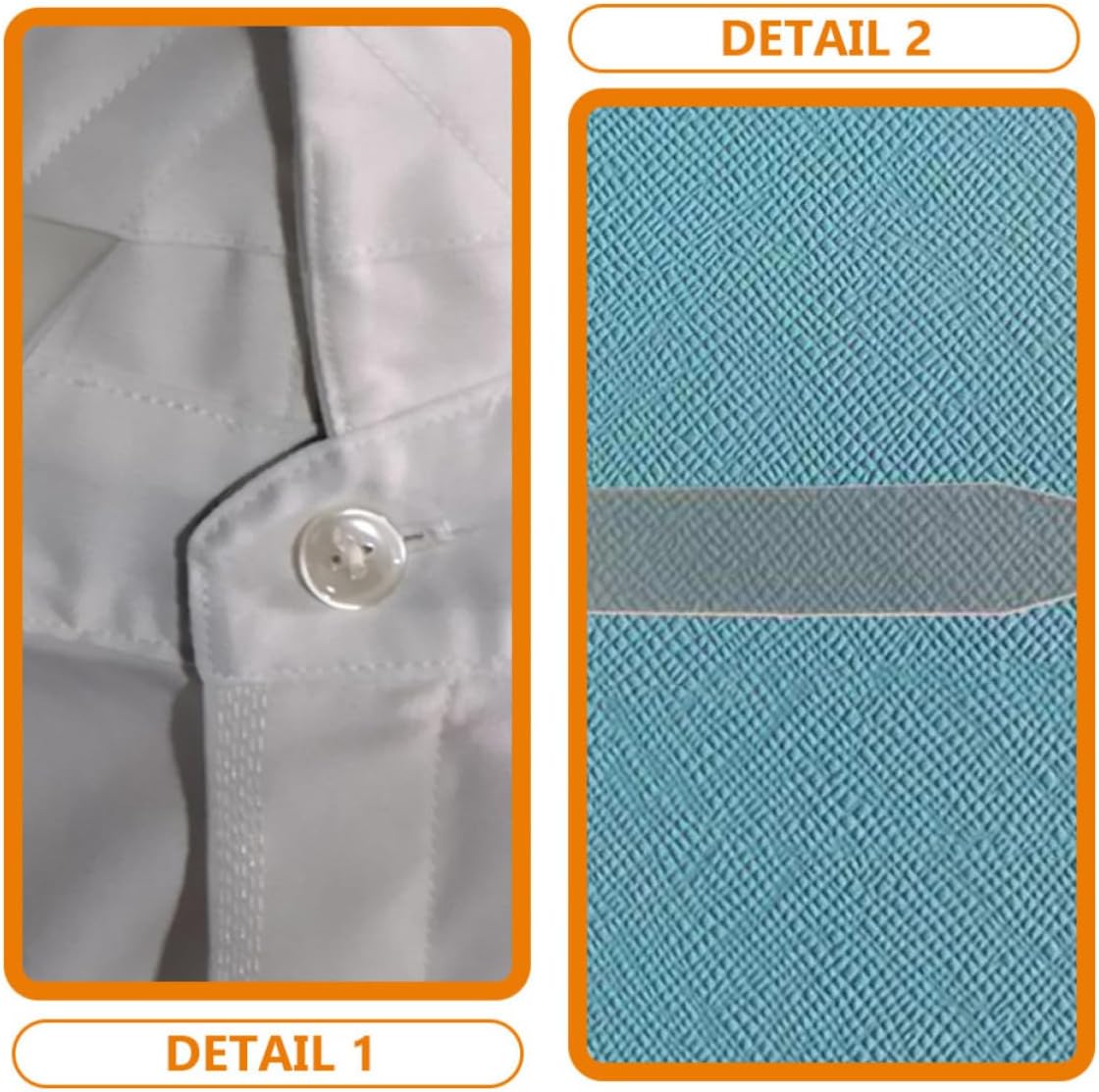 200pcs PET Collar Stays for Dress Shirts, Men Women Collar Support