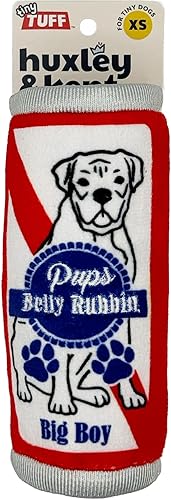 Miniatura 22 de Huxley & Kent Juguete Divertido de Halloween para Perros con Chirriador – Juguetes Chirriantes Power Plush para Perros Pequeños – Animal de Peluche