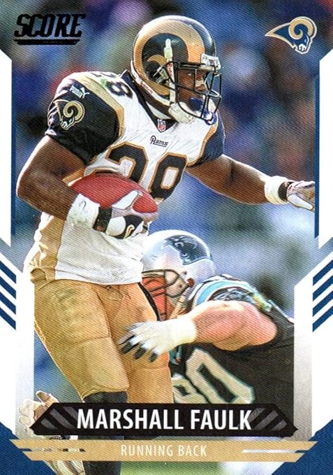 Amazon.com: Marshall Faulk Score Collectible Football Card- 2021 Panini