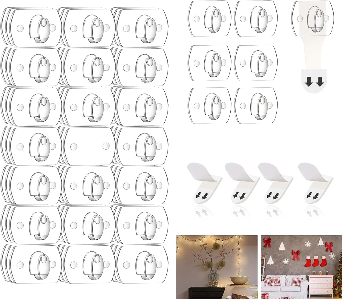 Ainiv 3-Packs Indoor Mini Light Clips