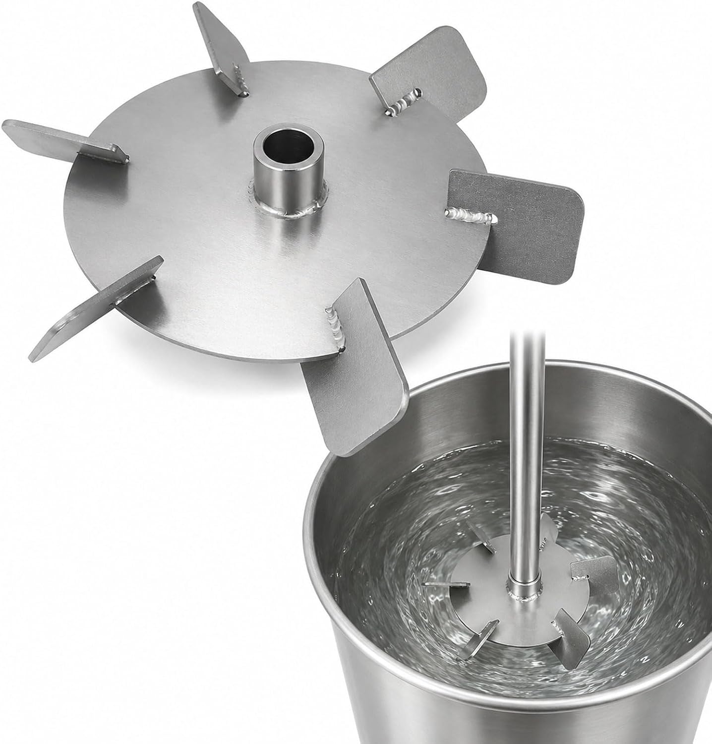 Disc Turbine Mixing Blade,6-Blade Mixer Impeller
