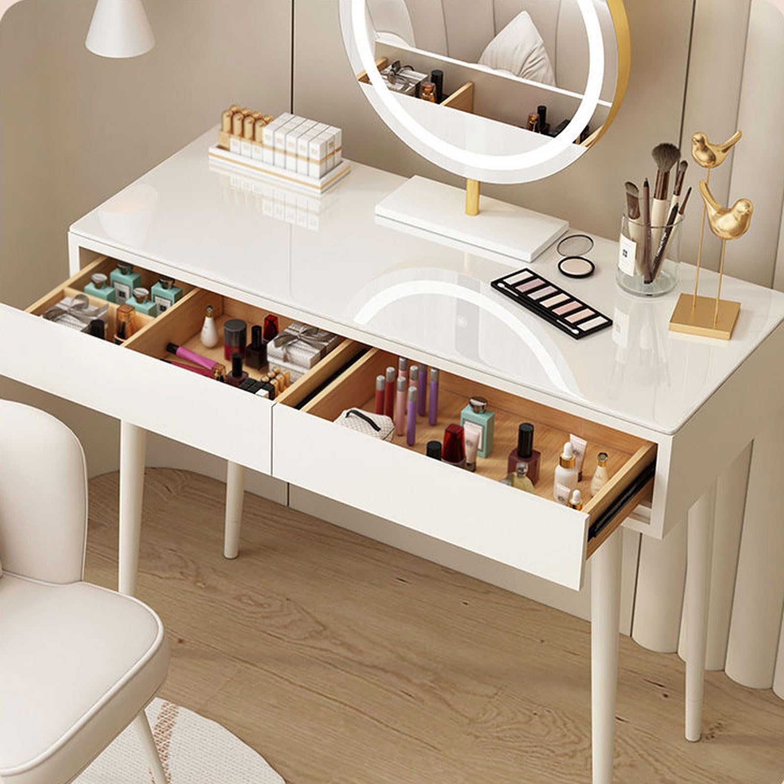 フランスアンティーク木製ドレッシングテーブル/化粧台ドレッサー/デスク90-36 フランスアンティーク木製ドレッシングテーブル/化粧台ドレッサー