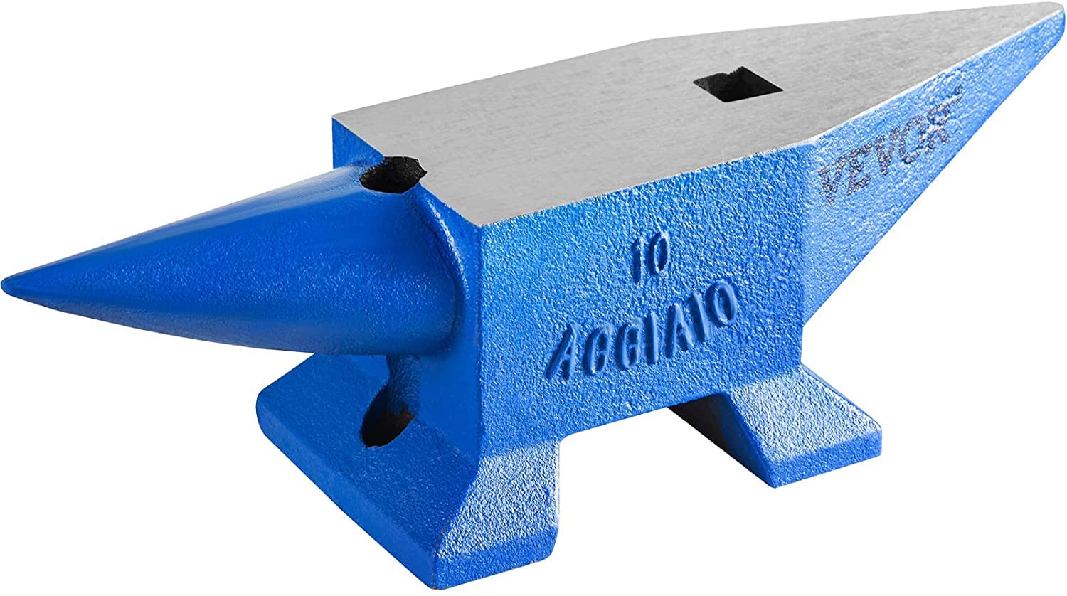 VEVOR Single Horn Anvil 22Lbs Steel Anvil Blacksmith for Sale