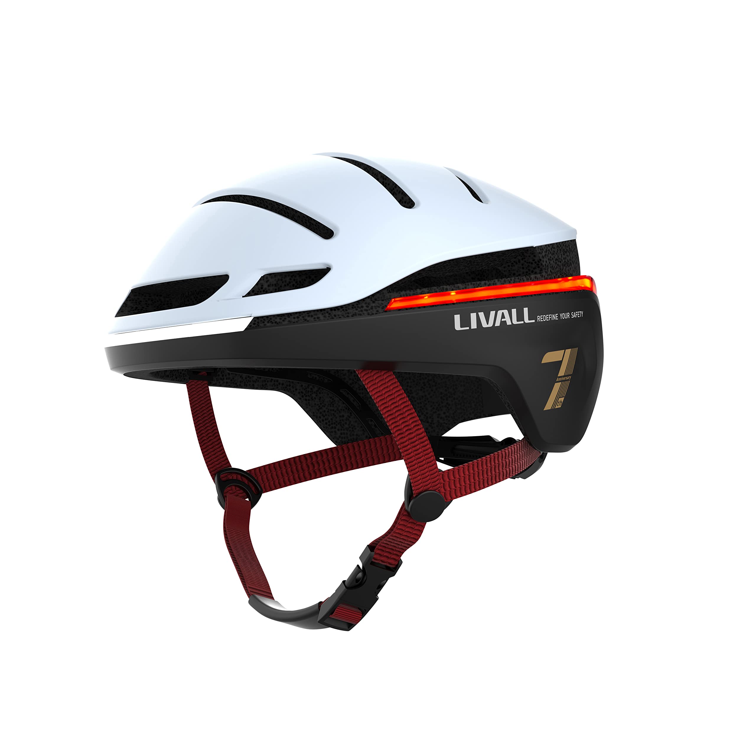 LIVALL Fahrradhelm Smarter Fahrradhelm mit SOS-Alarm-System, 360° LED Beleuchtung