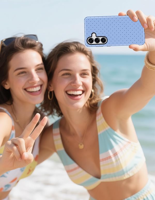 Aitipy Magnetic Polka Dot Case for Samsung Galaxy A16 5G, Blue by Aitipy - Used condition - Image 8
