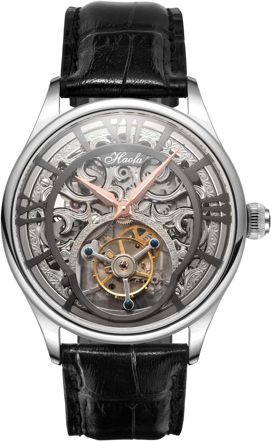 HAOFA メンズ スケルトン トゥールビヨン メカニカル 腕時計 サファイアフライング トゥールビヨン 男性用 中空時計 高級 ファッション Amazonで販売中 HAOFA メンズ スケルトン トゥールビヨン メカニカル 腕時計 サファイアフライング トゥールビヨン 男性用 中空時計 高級 ファッション Amazonで販売中