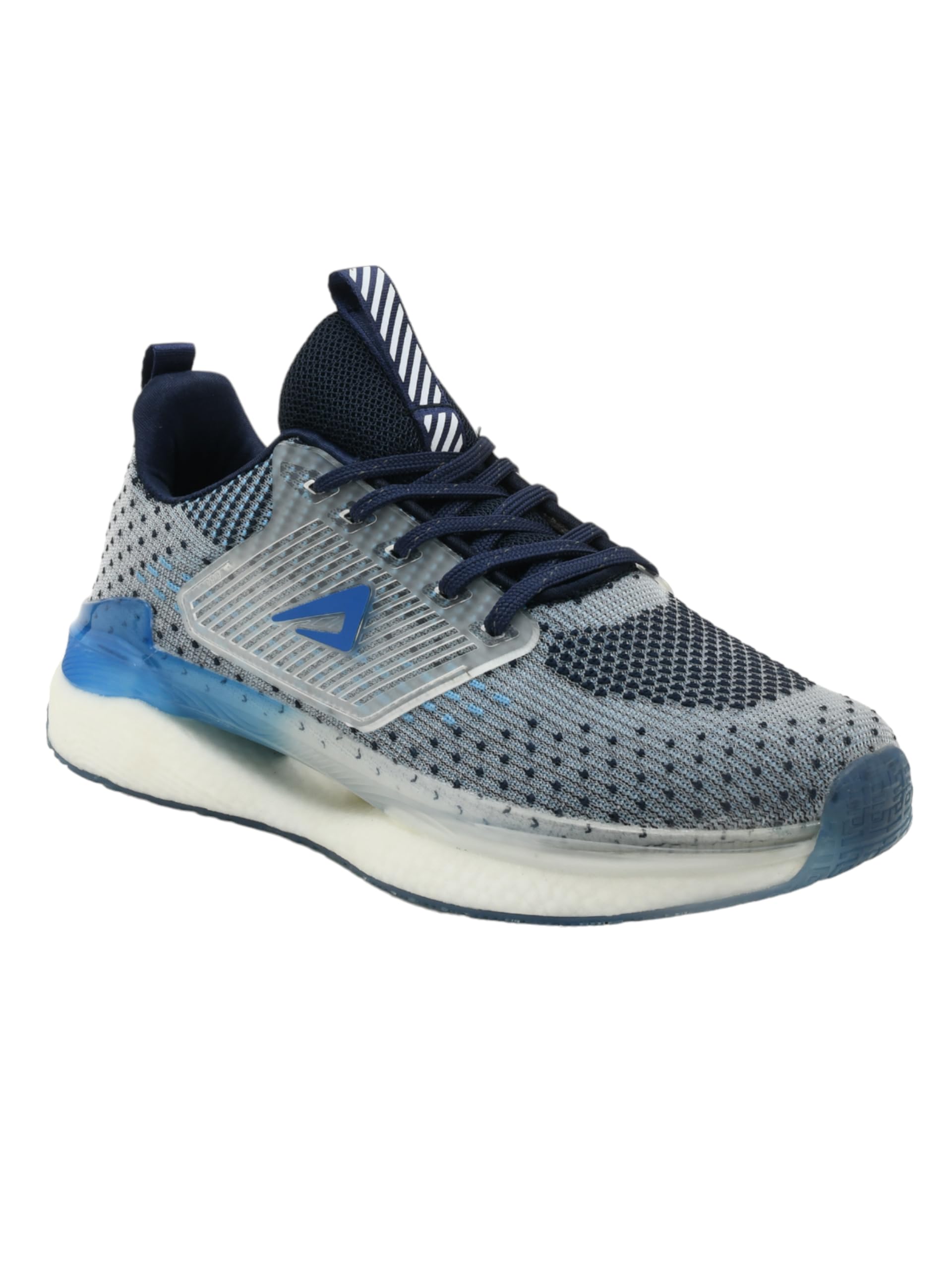 IMPAKTO Trailblazer - Tenis de correr grises para hombre, Azul y gris, 6 UK