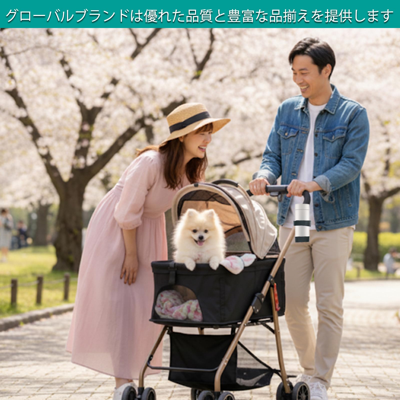 Amazon | 【大66cmゆりかご · 中型犬専用】MILA&LOUIS ペットカート