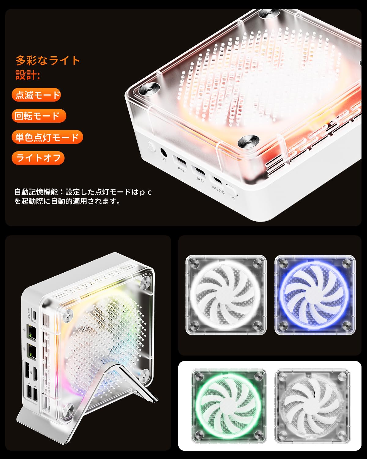 Amazon.co.jp: AOOSTAR ミニPC AMD Ryzen7 6800h 32G/1T DDR5