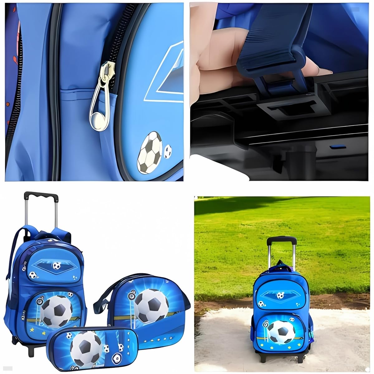 Kit Mochila Infantil com Rodinhas Tema Futebol – Acompanha Lancheira Térmica e Estojo Escolar em promoção! Veja a oferta e mais achadinhos de Mochilas escolares 3 Hoje é o melhor dia para comprar Kit Mochila Infantil com Rodinhas Tema Futebol – Acompanha Lancheira Térmica e Estojo Escolar com aquele preço maroto! Promoção! Aproveite a oferta! 3