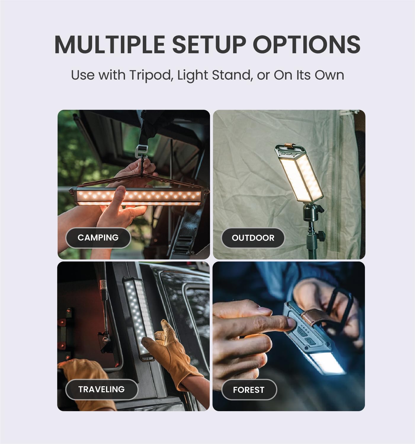 CLAYMORE 3FACE NEO 40 Area Light – 9,500 Lumen Turbo Mode, 3 LED