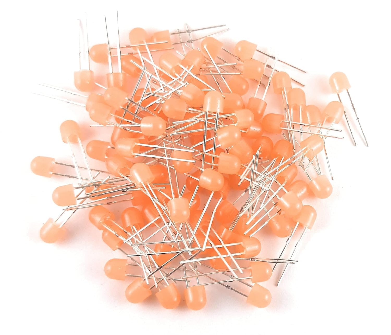 100 Pics 4.8mm 360° degree PINK Color Diffused Led Light