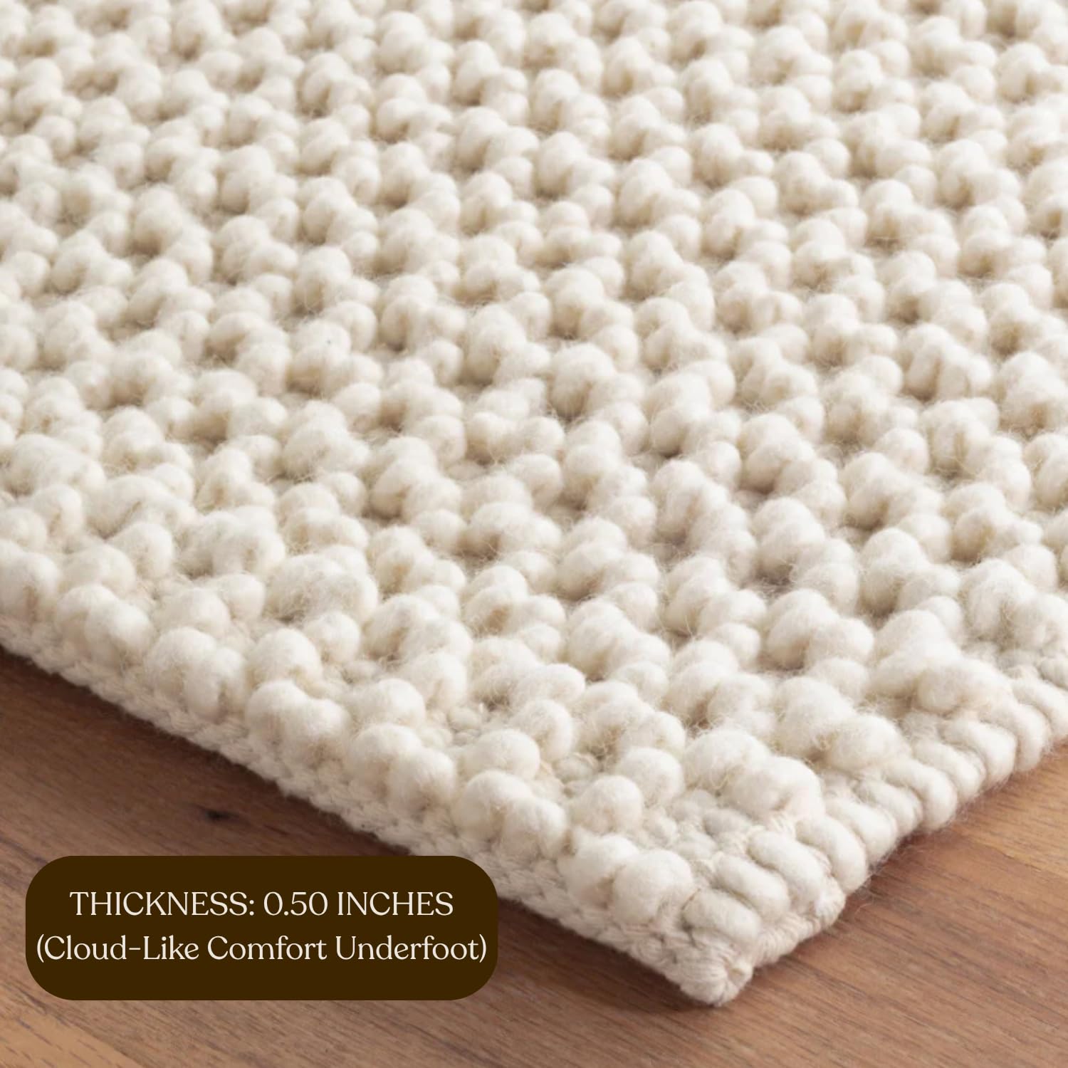 Amazon.com: The Knitted Co. Handwoven Wool Doormat - Hand Woven