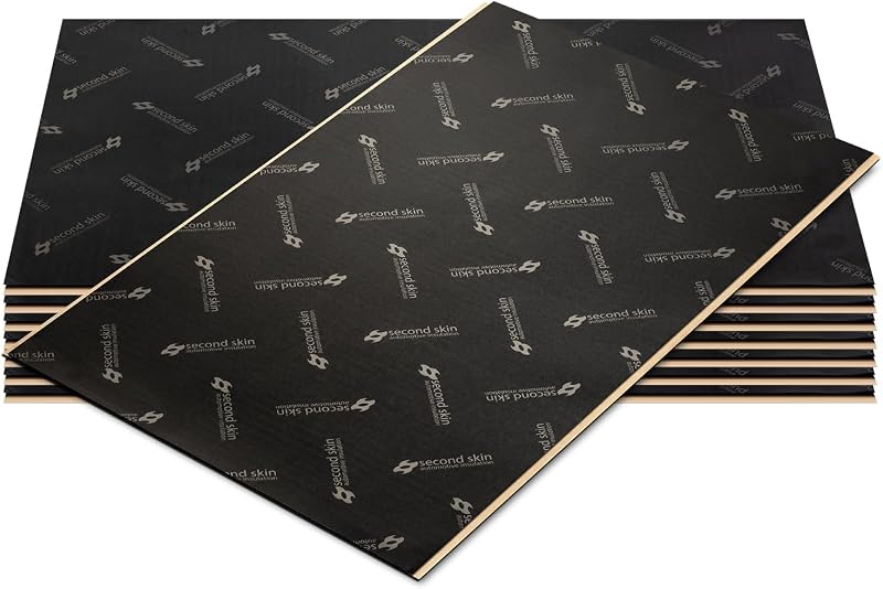 Manta acústica automotiva Damplifier Pro Second Skin de borracha butílica 2 mm – 8 folhas