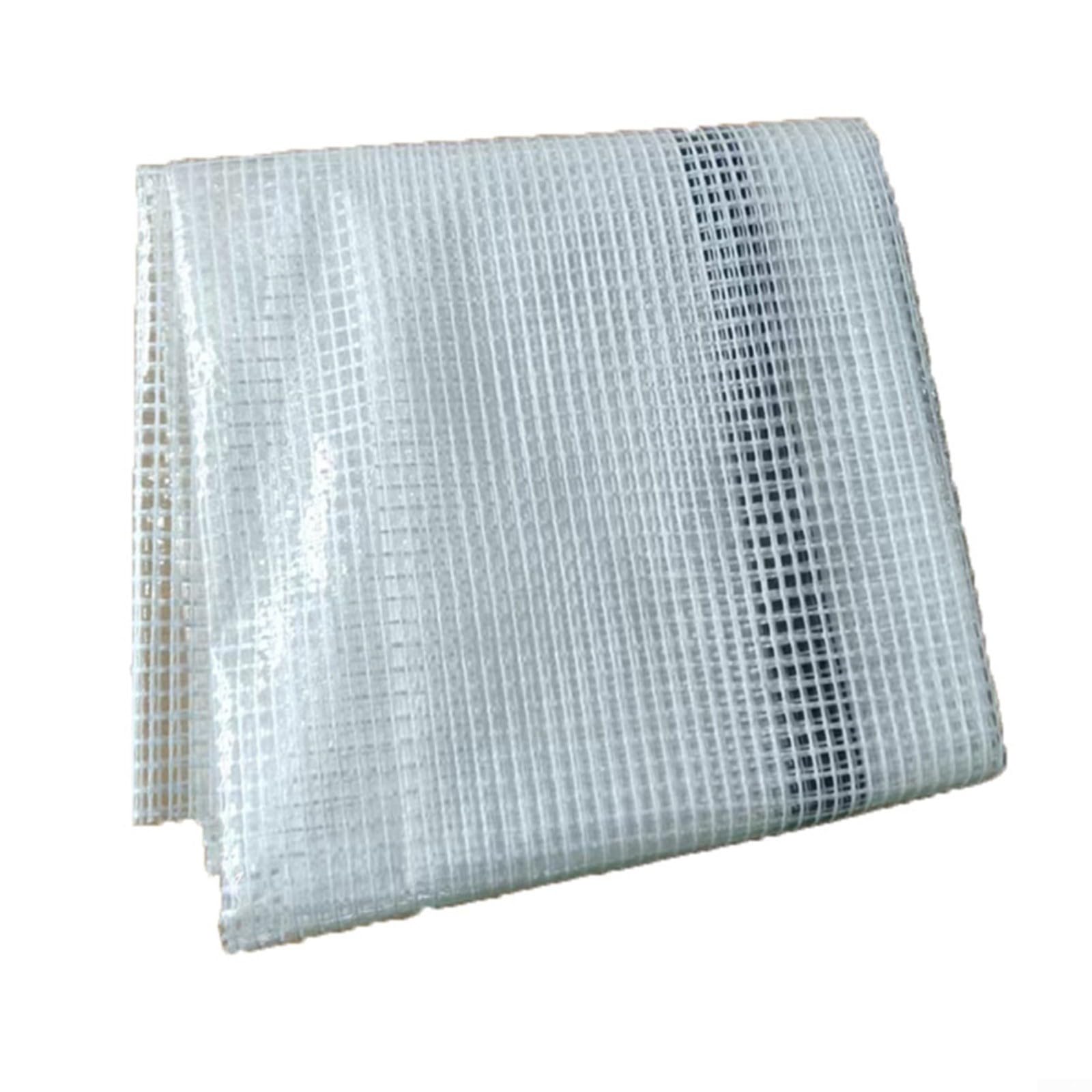 Cubierta de repuesto para invernadero de 4 niveles, invernadero interior, 69 x 49 x 158 cm, protector de plantas de PVC transparente para jardín, balcón, terraza (blanco)