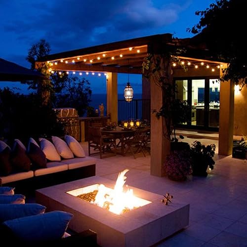 Brightown Carrete comercial de 250 pies C9 de Navidad a granel, juego de enchufes de luz C9 con espacio de 12 pulgadas, cable de luces de techo de