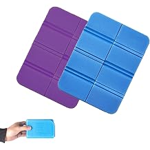 Folding Sit Mats Portable Waterproof Hiking Seat Pad forCamping Outing,2pcs | Moisture-Proof Folding Seat Mat XPE Portable Waterproof Outdoor Cushion Foldable Sit Mat,Foldable Foam Mat for Park Picnic