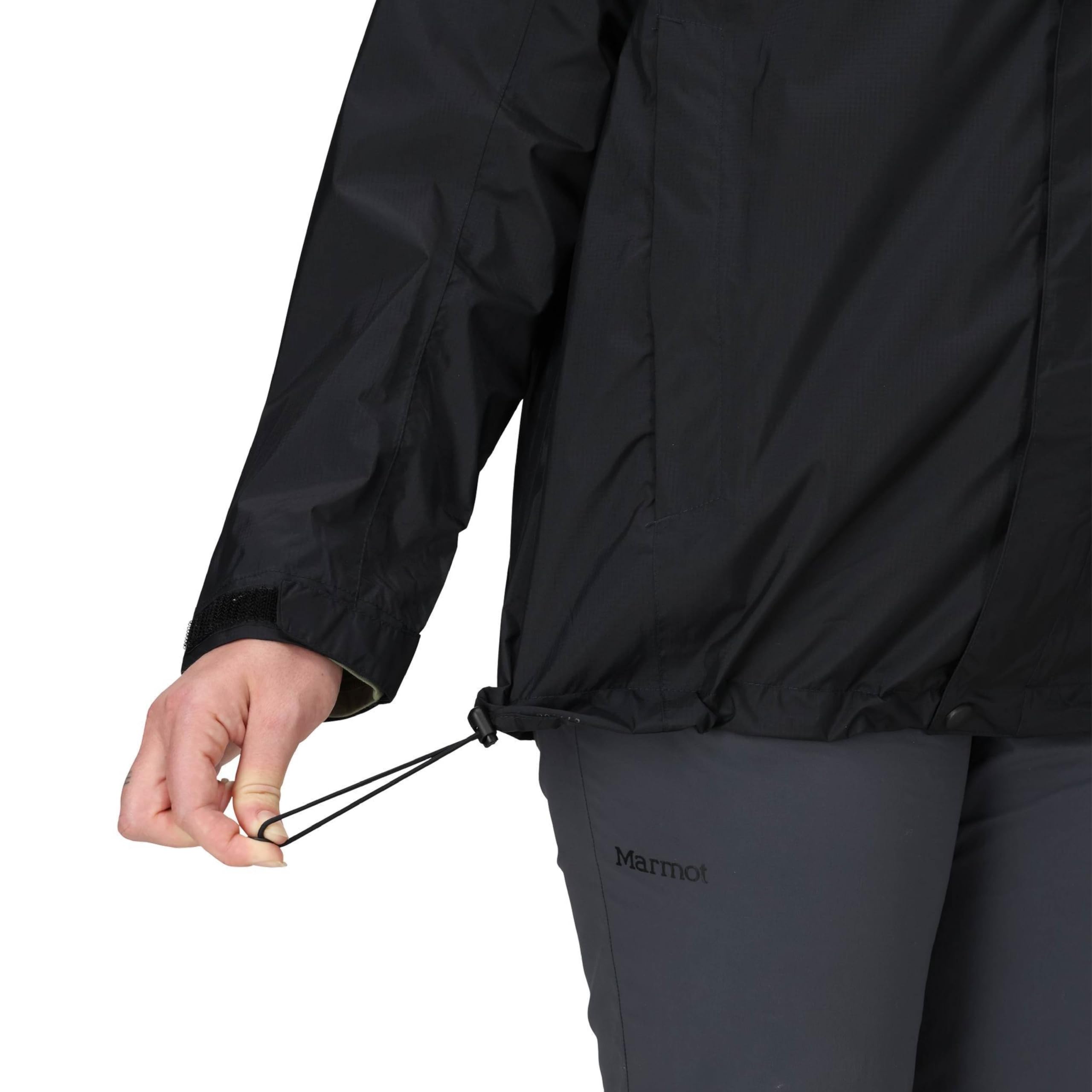 Marmot Women's Precip Eco Jacket Chaqueta impermeable para lluvia, chubasquero transpirable con capucha, cortaviento ligero hardshell para senderismo y bicicleta Mujer (Pack de 1)