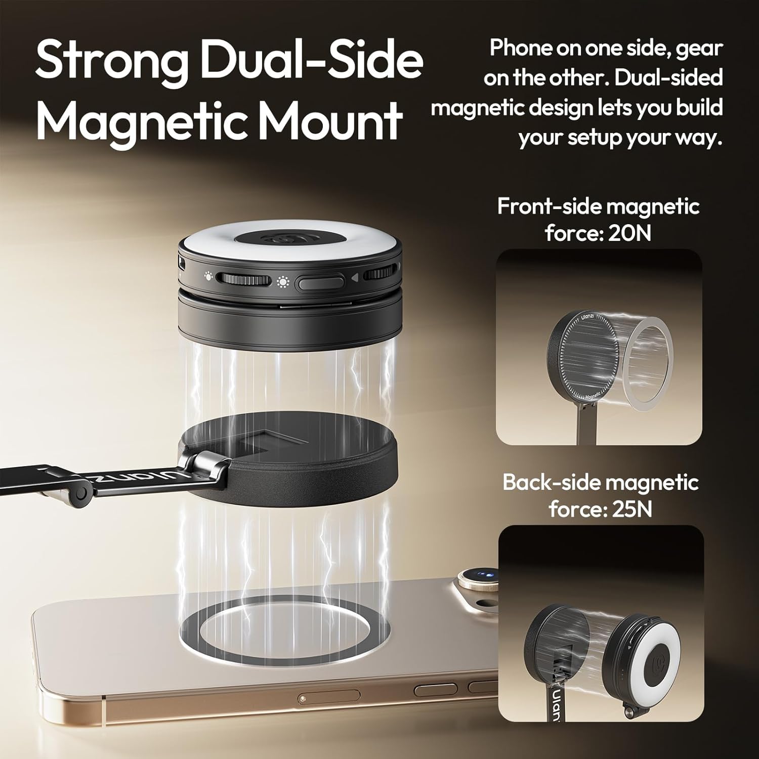 ULANZI MT85 tripod showing four-leg support and load capacity