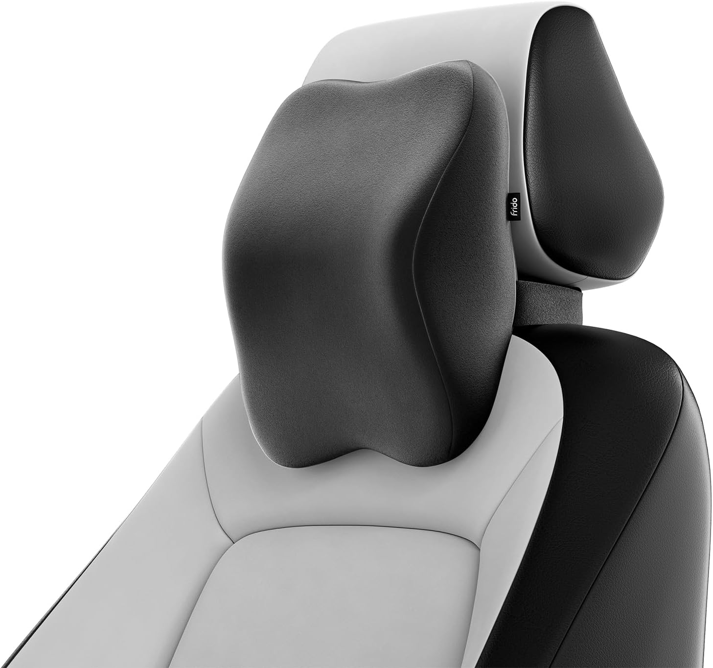 - Frido Ultimate Car Neck Rest Pillow | Ultrasoft Pillow for Comfortable Car Rides | Superior Neck Support Cushion | Relieves Neck Pain | Hi-Per Foam Head Rest Pillow with Washable Velvet Cover | Black