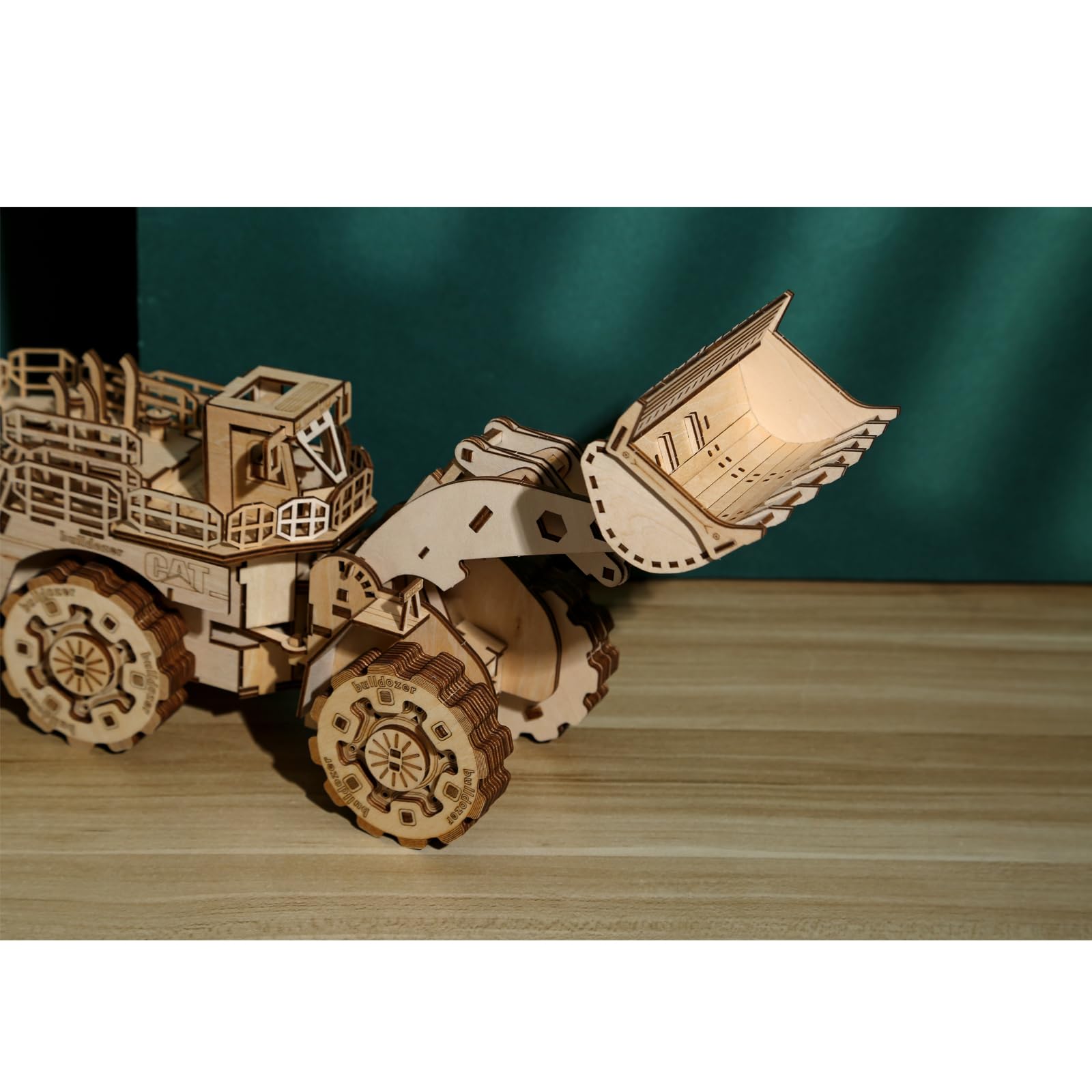 3D Puzzle Modellbausatz Holz Gabelstapler Erwachsene, Vintage Holzbausatz 3D Puzzle, DIY Gabelstapler 3D Holzbausatz Heimdekoration Desktop Spielzeug Erwachsene und Kinder