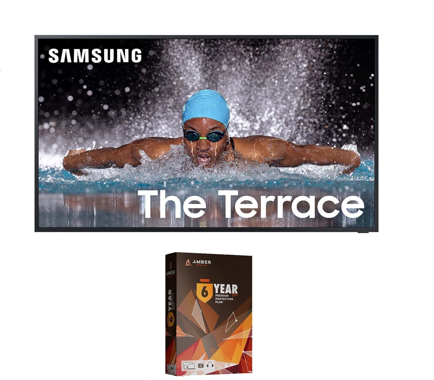 Samsung QN75LST7DAFXZA 75 Inch The Terrace Neo QLED Partial Sun TV with 6 Year Amber Protection Plan (2024)