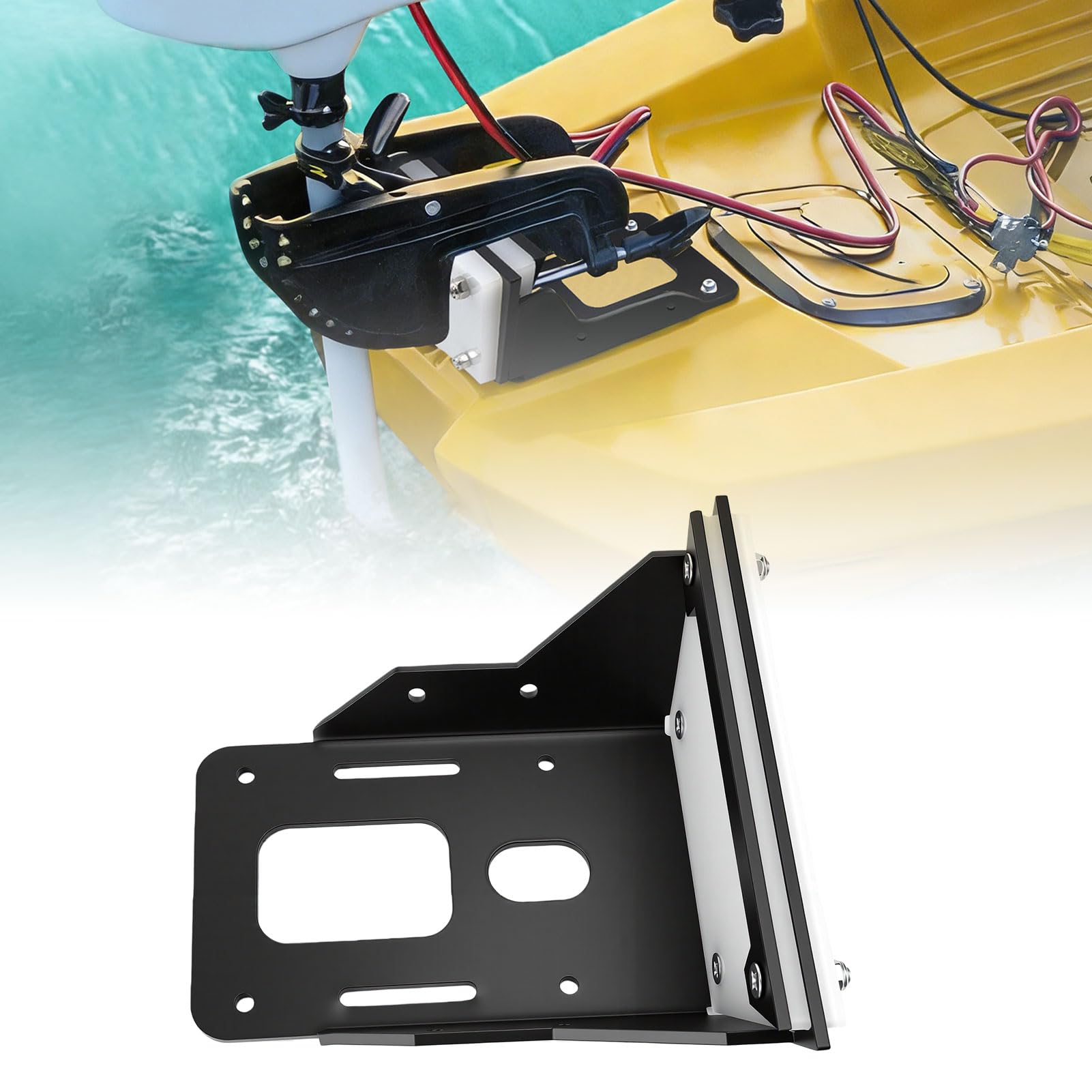 Akozon Soporte de Montaje del Motor de Pesca por Curricán Marino