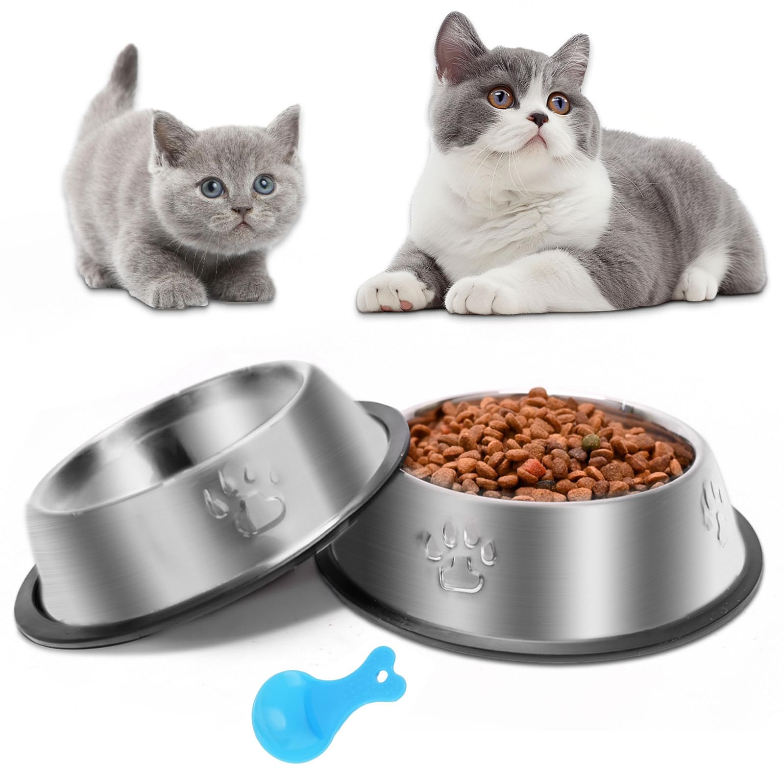 Amazon | ペットボウル お皿 犬 猫 ペット用 ステンレス製 こぼれ Amazon | ペットボウル お皿 犬 猫 ペット用 ステンレス製 こぼれ