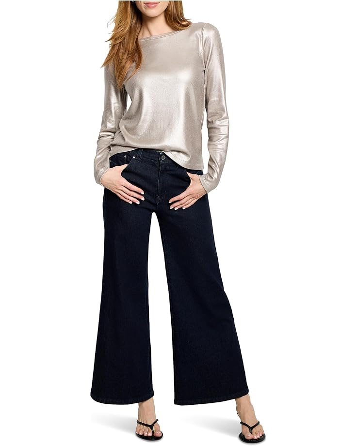 NIC+ZOE Glazed Rib Boat Neck Tee - #4 of 4