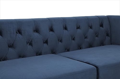 Miniatura 10 de Muebles clásicos capitoné modernos, tapizados de tela de terciopelo de tres plazas, cómodo sofá de oficina y silla decorativa para habitaciones