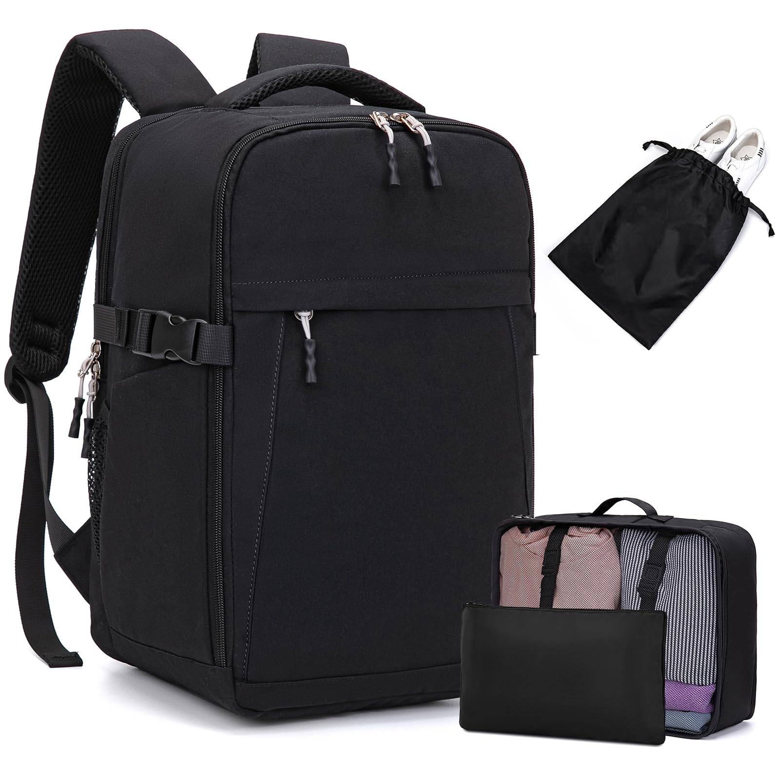 Lossga Zaino Ryanair 40x20x25 Bagaglio a Mano 40x20x25 Ryanair Zaino da Viaggio Aereo Bagaglio a Mano Zaino 40x20x25 Zaino aereo Zaini da Viaggio Con 3 Organizer per Easyjet Wizz Air Vueling