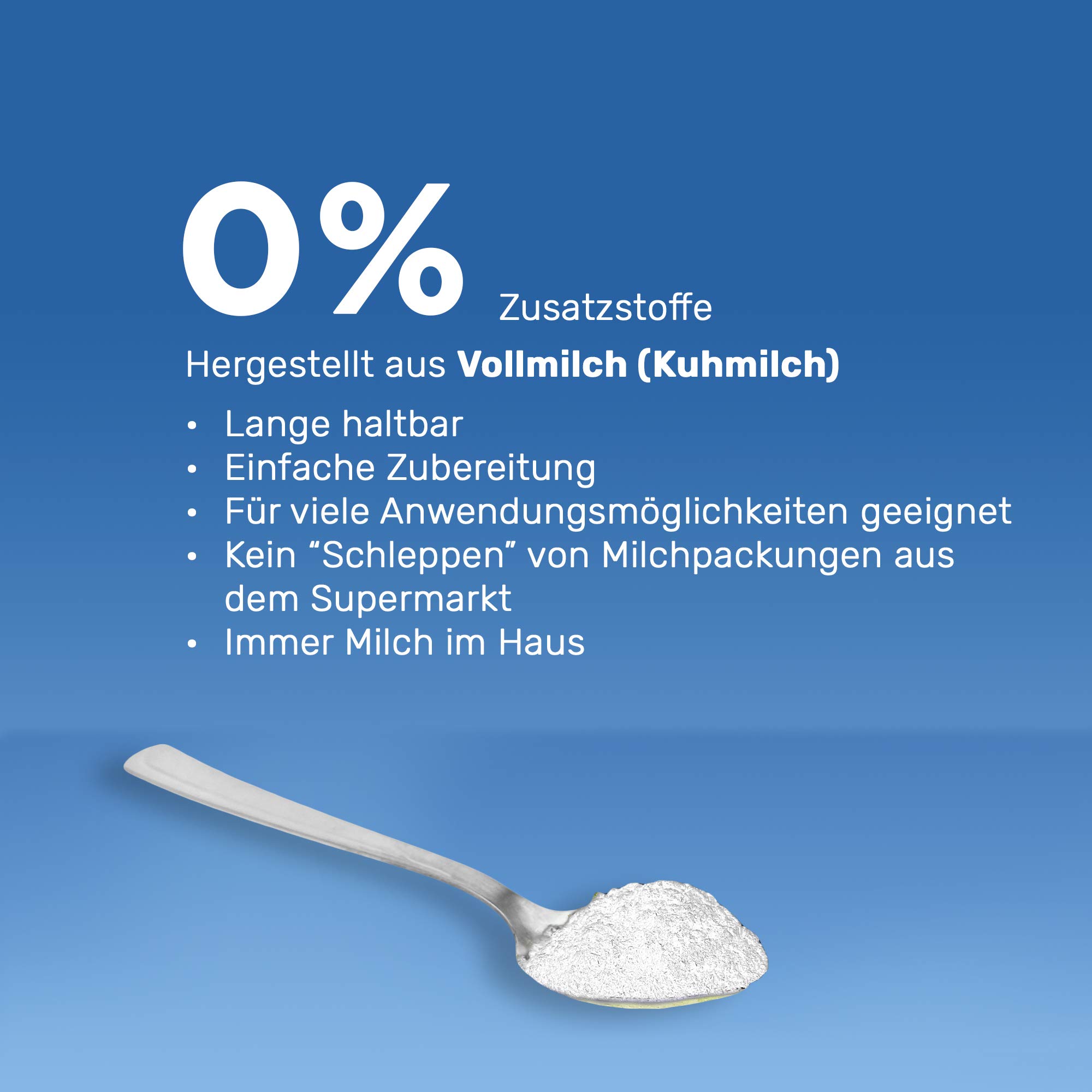 Best Way | Vollmilchpulver | 5 KG | 0% Zusätzen | Wiederverschließbare Verpackung | Lange Haltbar | Vielfältige Anwendungsmöglichkeiten | Einfach Milch herstellen (nur Wasser hinzufügen)