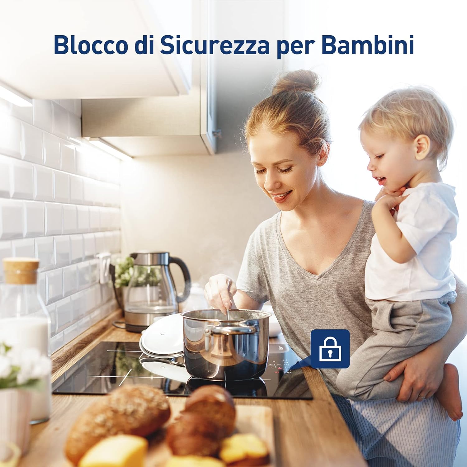 Doppia piastra a induzione, piano cottura a induzione elettrica - (Autarkic, 3400 W, 2 fuochi, 29 cm, a incasso, integrato, touch, timer, in vetroceramica) - 2 zone Doppia piastra a induzione, piano cottura a induzione elettrica - (Autarkic, 3400 W, 2 fuochi, 29 cm, a incasso, integrato, touch, timer, in vetroceramica) - 2 zone