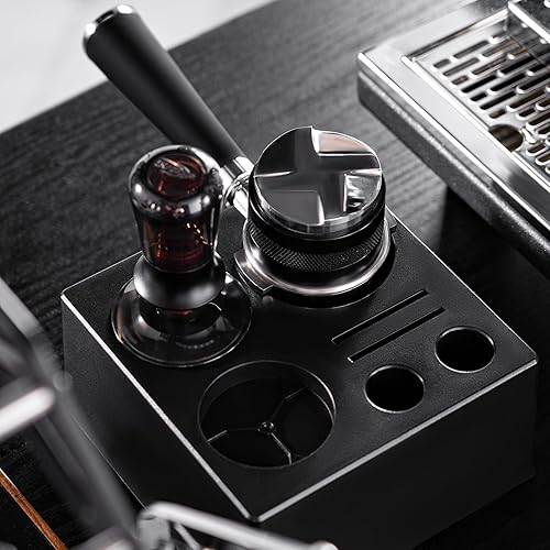 Miniatura 8 de IKAPE Productos de café, distribuidor de café de 2.087 in y manipulación manual, distribuidor de espresso de profundidad ajustable para todos los