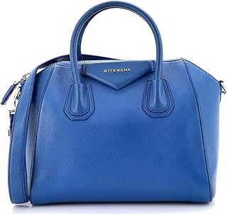 Pre-Loved Antigona Bag Leather Small, Blue