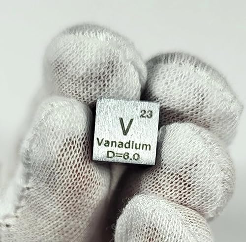 Miniatura 321 de Cubo de metal cobalto de 0.39 pulgadas (0.394 in) hasta un 99.9% puro elemento de tabla periódica de densidad grabada, colección de bloques