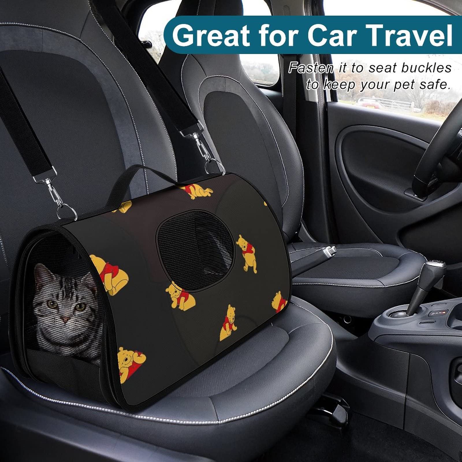 Amazon.co.jp: くまのプーさん ペットバッグ 猫 キャリー バッグ Amazon.co.jp: くまのプーさん ペットバッグ 猫 キャリー バッグ