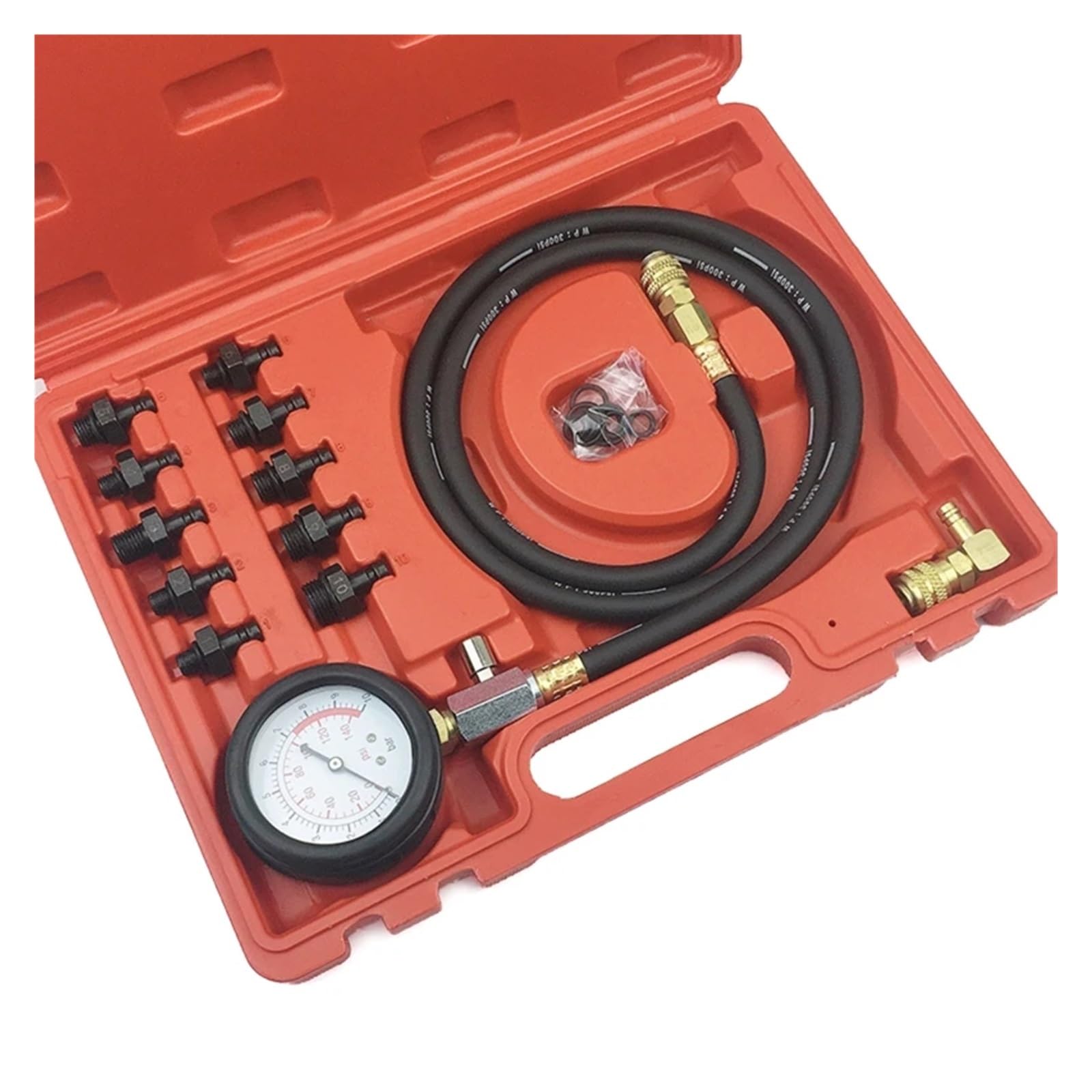 Manometro Pressione Acqua, Indicatore di Prova di Compressione del manometro 'Olio for Auto for Strumenti Automatici Fai-da-Te per Aria Acqua Olio Gas