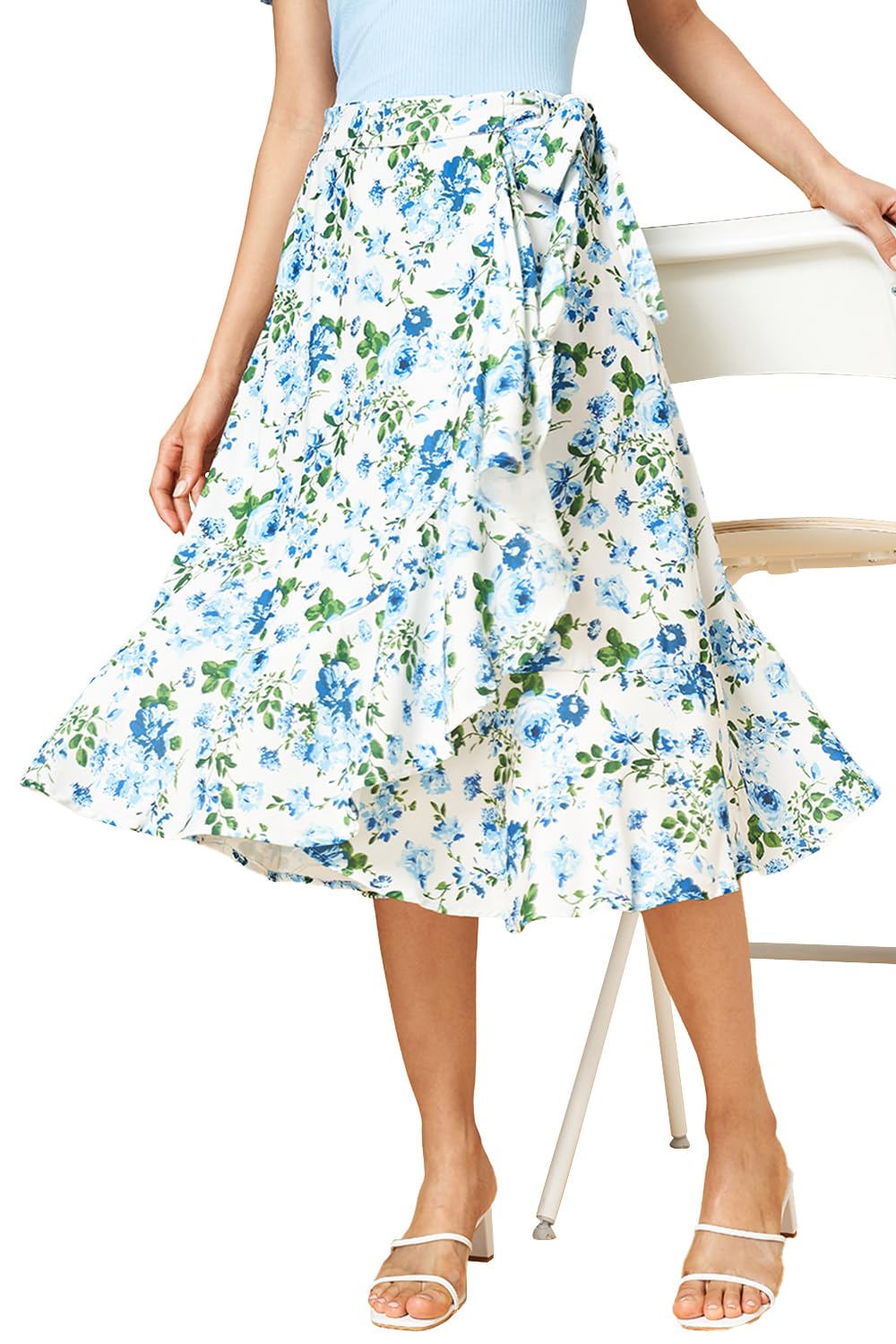 honey Polyester Contemporary Skirt-picture-46