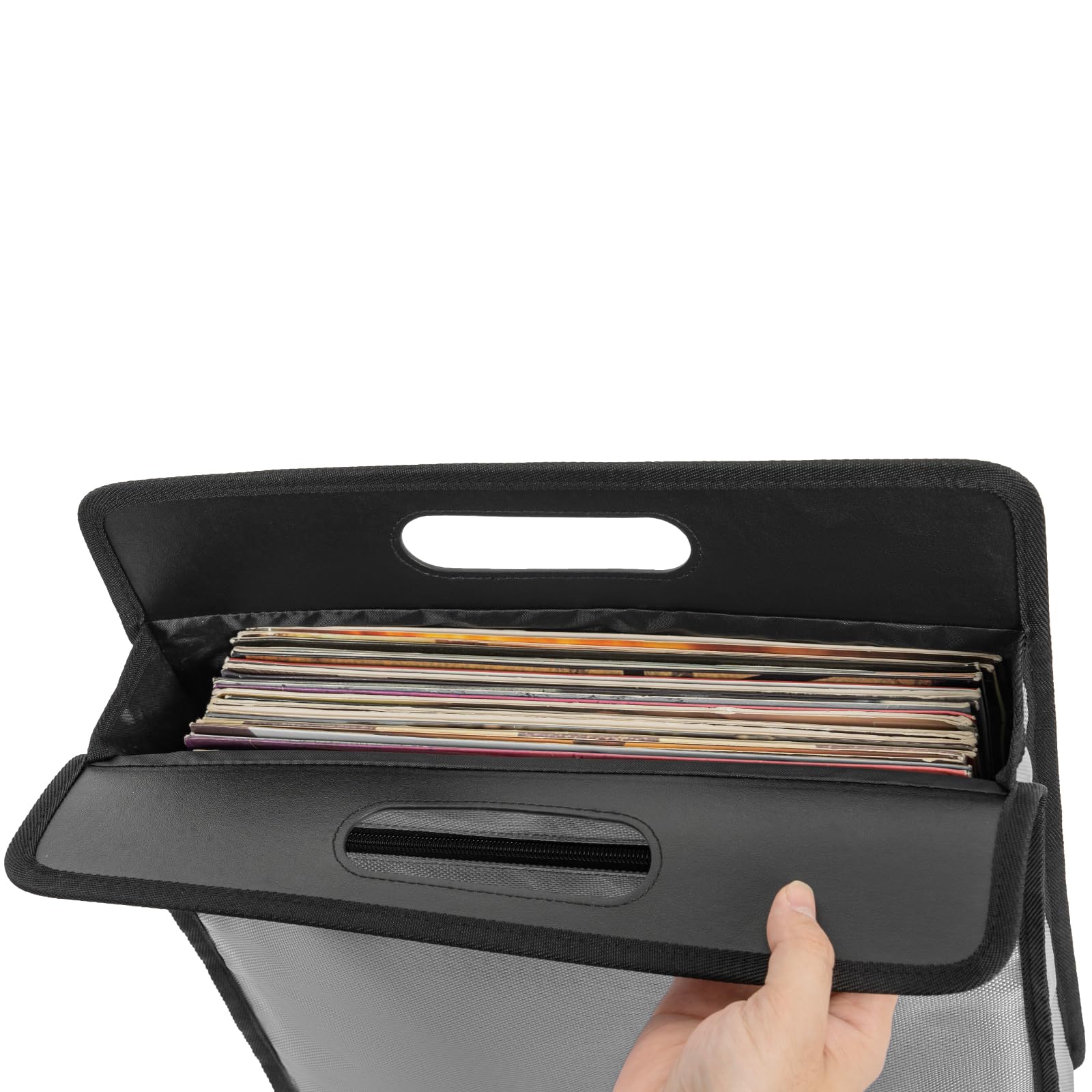 AKOZLIN Vinyl Record Travel Carrying Bag With Vanuatu