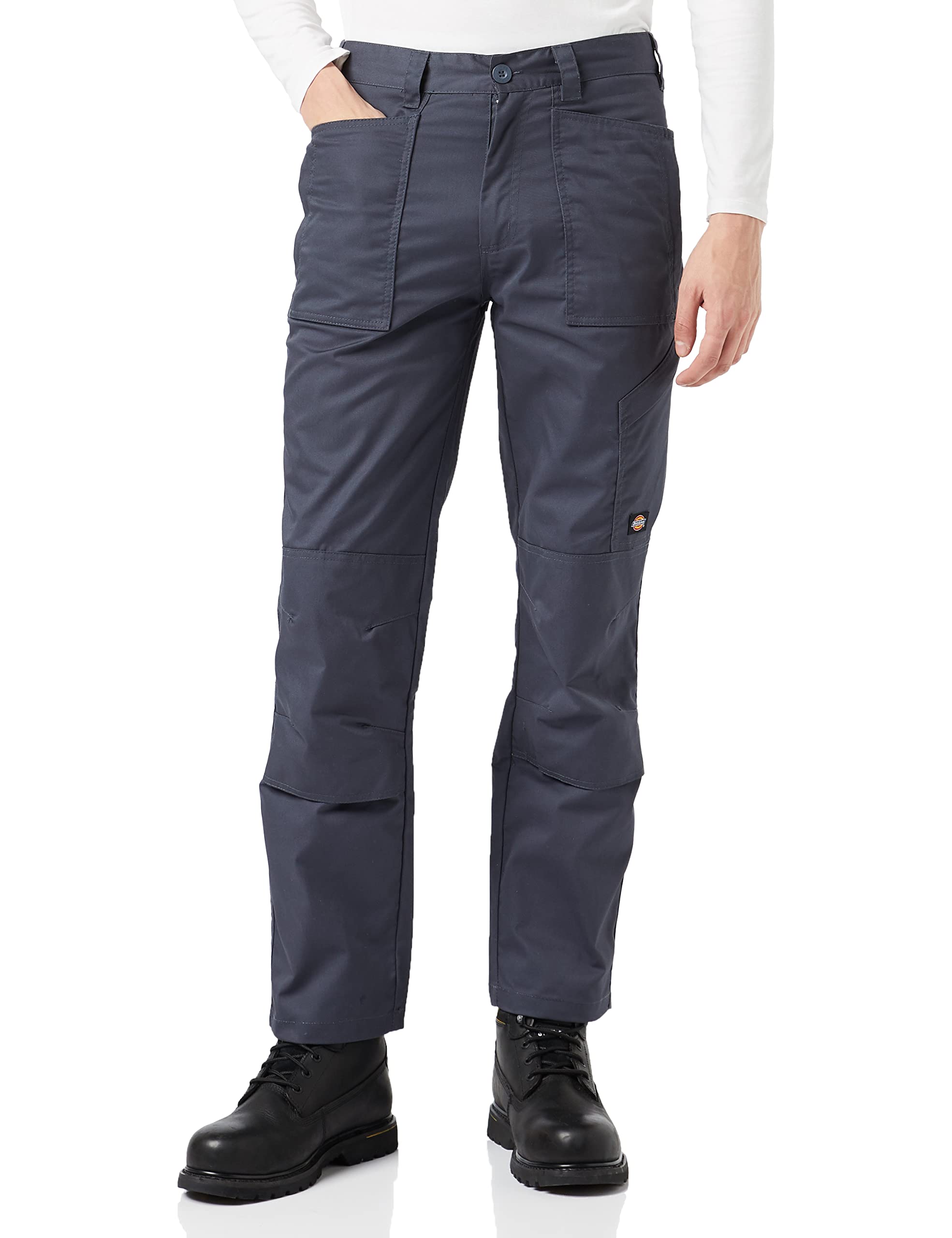 Dickies, Men's, Action Flex Trouser, Grey, 32W / 30L